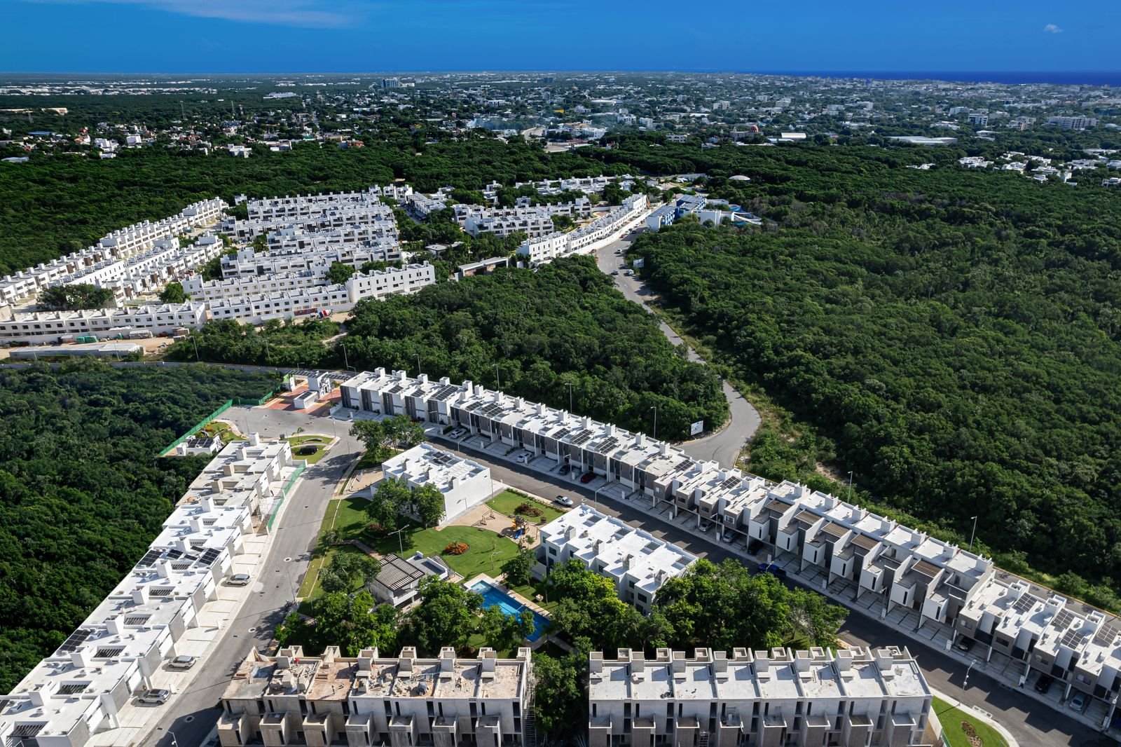 Vista aérea de Campestre La Joya Residencial